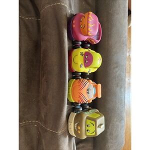 Just B You Cars 4 Soft Sided Pull Back and Go Cars Chunky Baby Toys Pre School